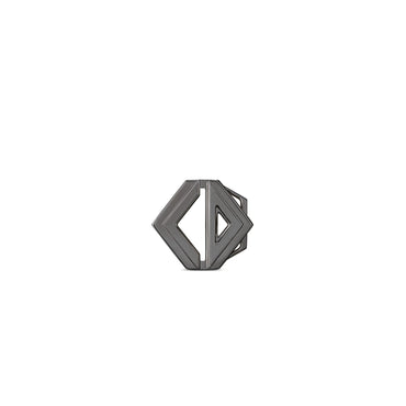 Men Buckle Cd Diamond 40Mm - H07K Ruthenium