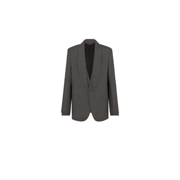 Men M.Woven Jacket - 840 Gris Anthracite