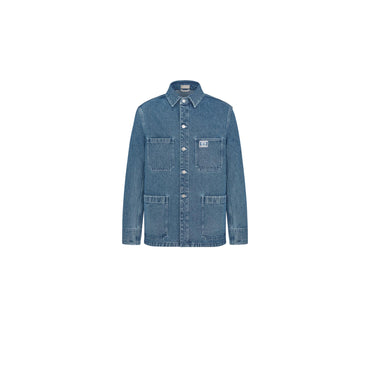 Men Jeans Jacket - 585 Fantaisie Fond Bleu
