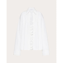 Partial Embroidery Shirt - Bianco
