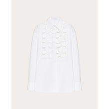 Partial Embroidery Shirt - Bianco
