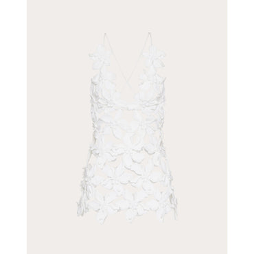 Allover Embroidery Top - Bianco