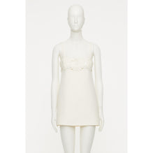 Partial Embroidery Dress - Avorio