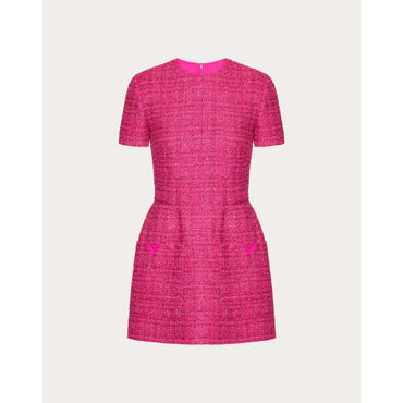 Tweed Dress - Pink PP Lurex