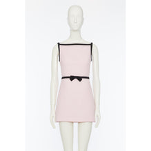 Crepe Dress - Taffy/Nero