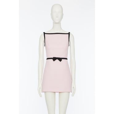 Crepe Dress - Taffy/Nero