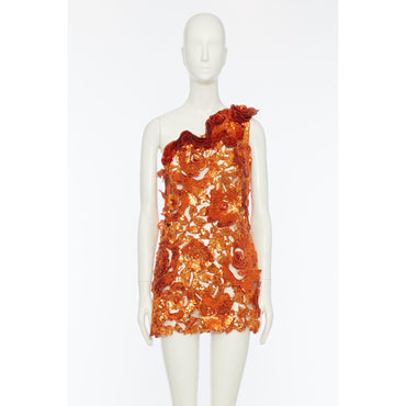 Embroideries Dress - Off Orange