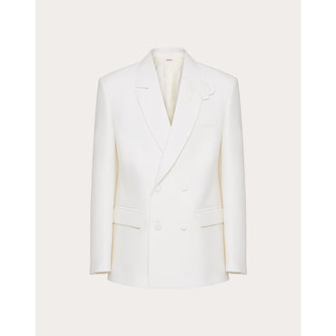 Flowers Embroideries Jacket - Avorio