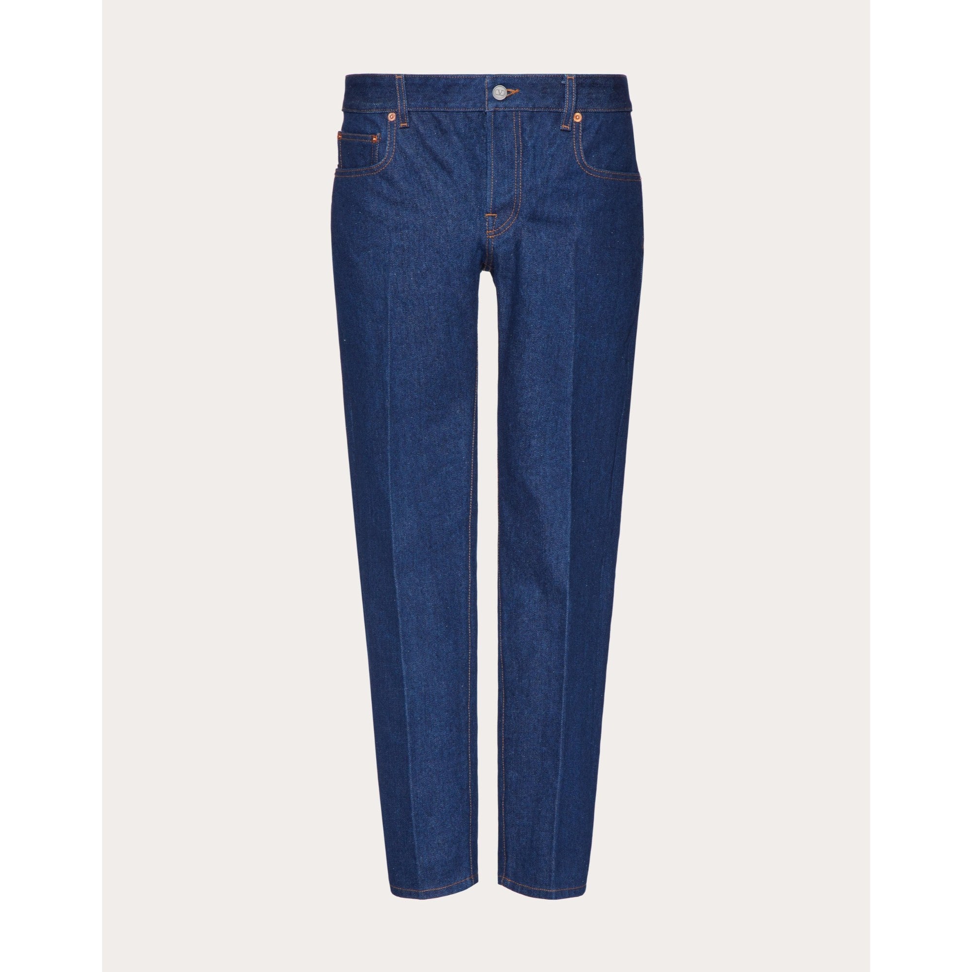 Maison Valentino Label Jeans - Denim Scuro