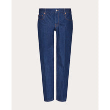 Maison Valentino Label Jeans - Denim Scuro