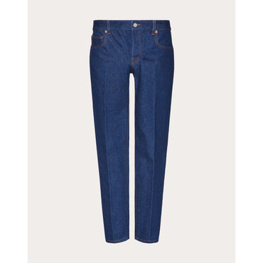 Maison Valentino Label Jeans - Denim Scuro