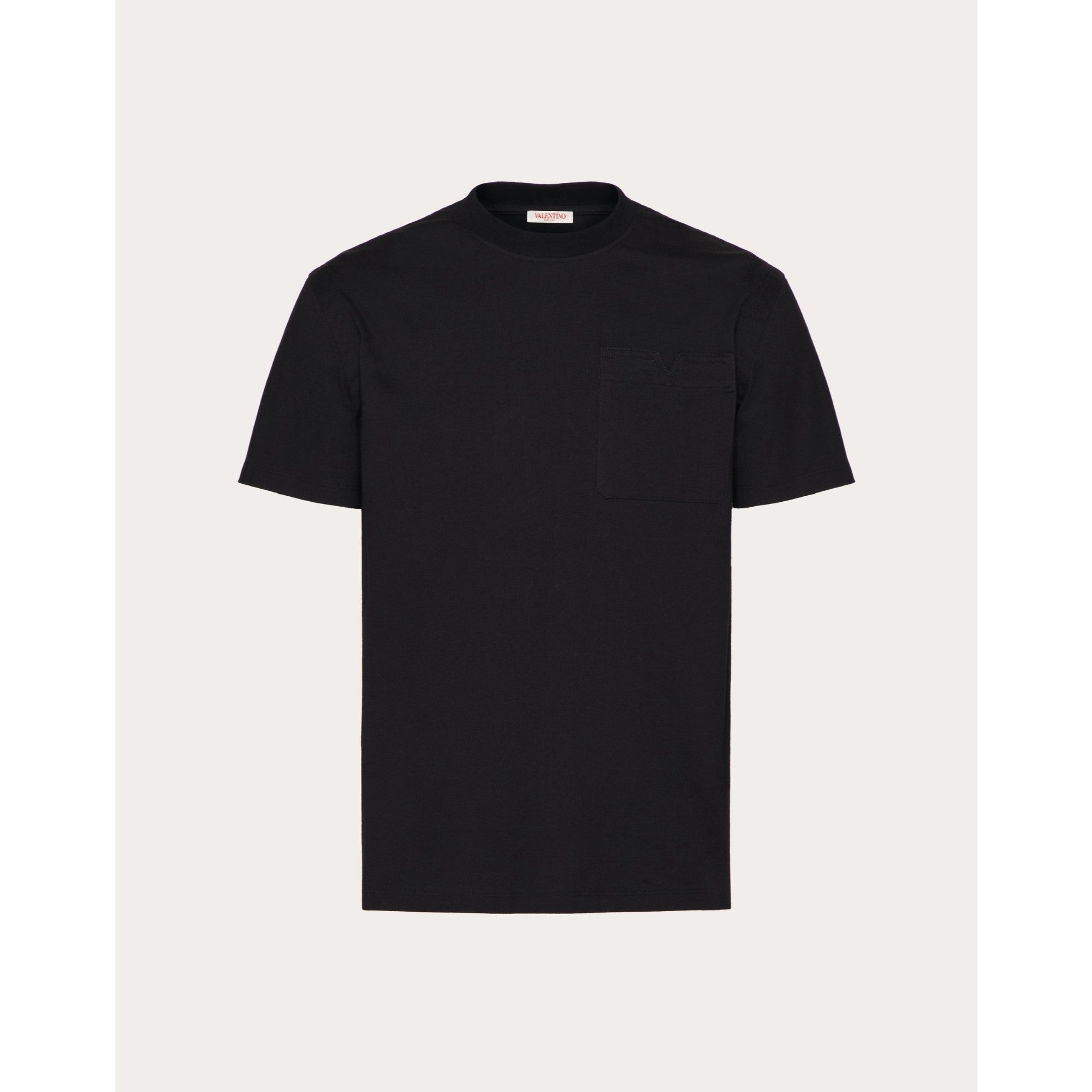V Detail TShirt - Nero