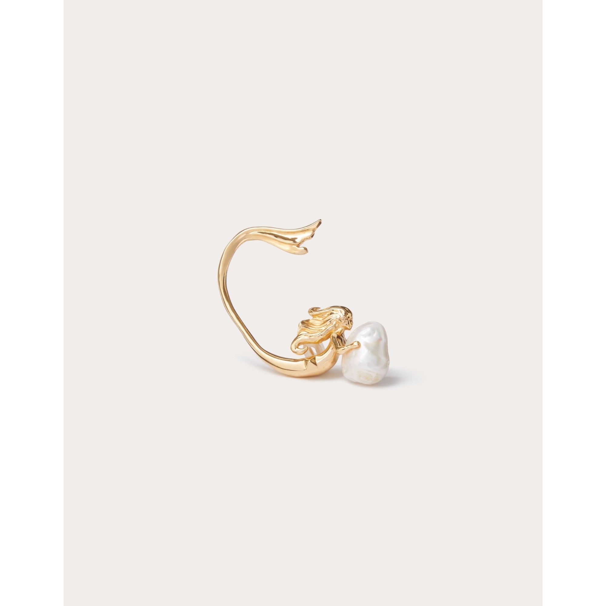 Metamorphos Siren Earrings - Oro 18/Cream