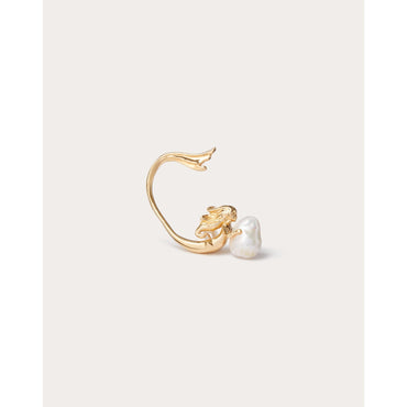 Metamorphos Siren Earrings - Oro 18/Cream