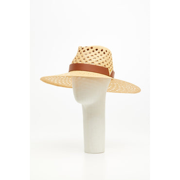 V Detail Hat - Avana/Selleria