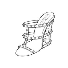 Rockstud Sandal - Ivory