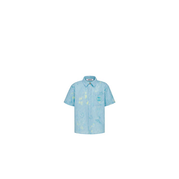 Rtw Wov Shirts - 575 Bleu Turquoise