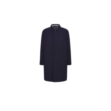 Men M.Woven Coat - 588 Fantaisie Fond Bleu
