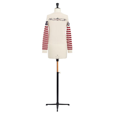 Women Knitw Pullover - 0835 Fantaisie Blanc