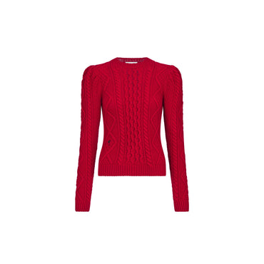 Women Knitw Pullover - 3248 Rouge
