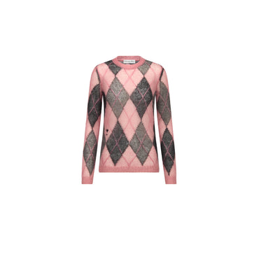 Women Knitw Pullover - 4821 Fantaisie Rose/Violet