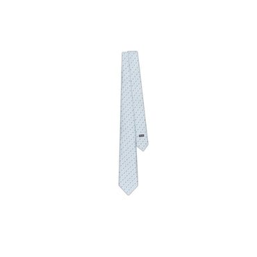 Men Tie - 582 Fantaisie Fond Bleu