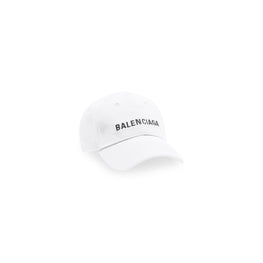 Women's 100% Cotton Hat Classic Baseball - White/Black