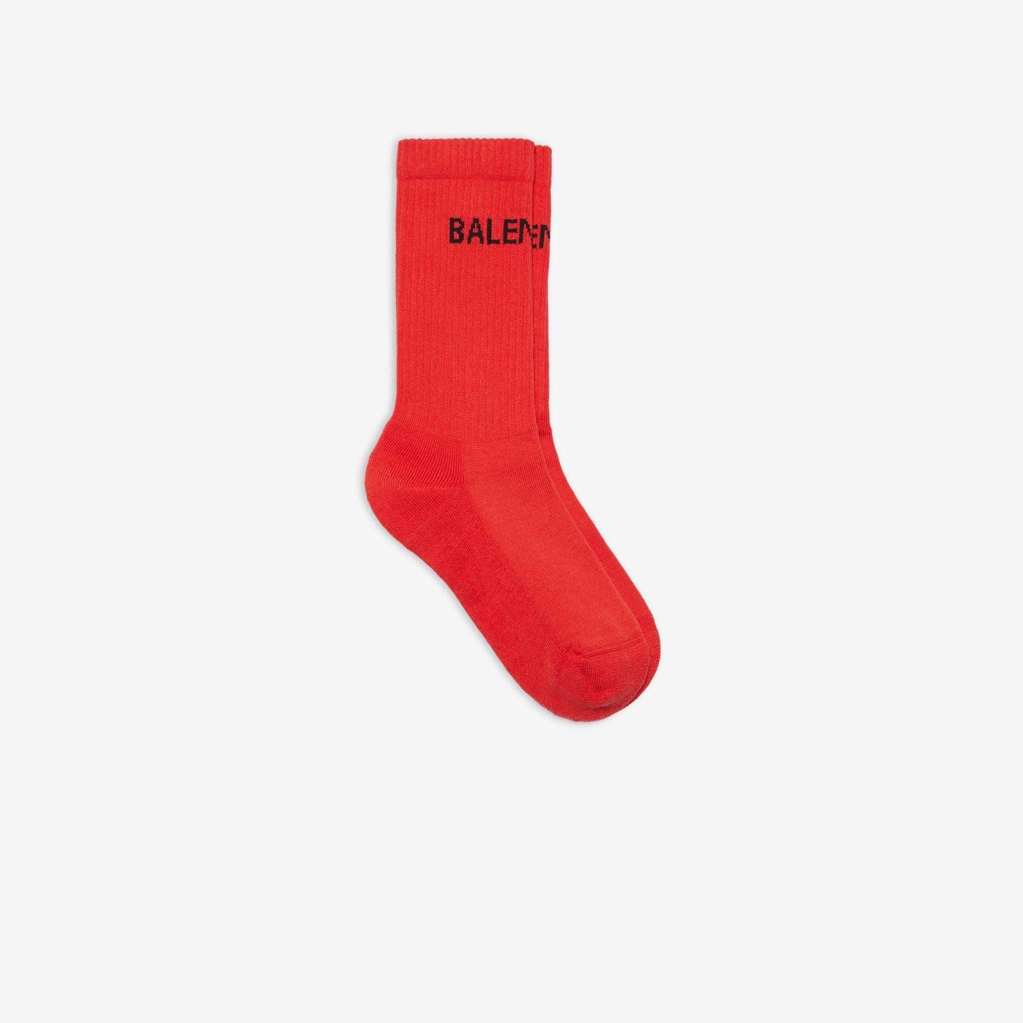 Men's Socks Balenciaga Tennis Seasonal - Red/Black