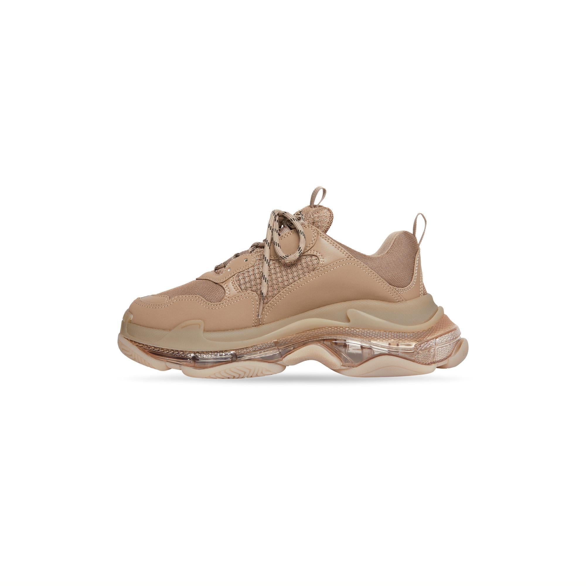 Men's Triple S Clear/L.Free/No Wash - Brown/Black