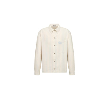 Men Jeans Jacket - 085 Fantaisie Fond Blanc