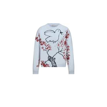 Men M.Knit Top/Wais - 587 Fantaisie Fond Bleu