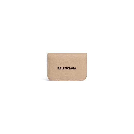 Women's Cash Mini Wallet - Warm Beige/L Black