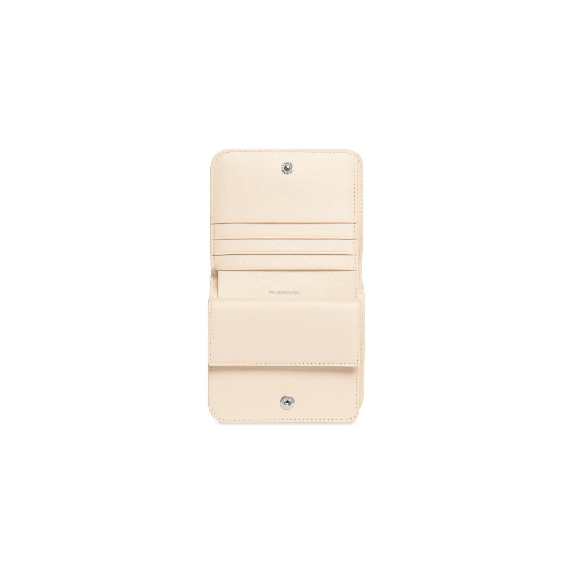 Women's Cash Flap Coin & Card Holder - Sand Beige/L Black