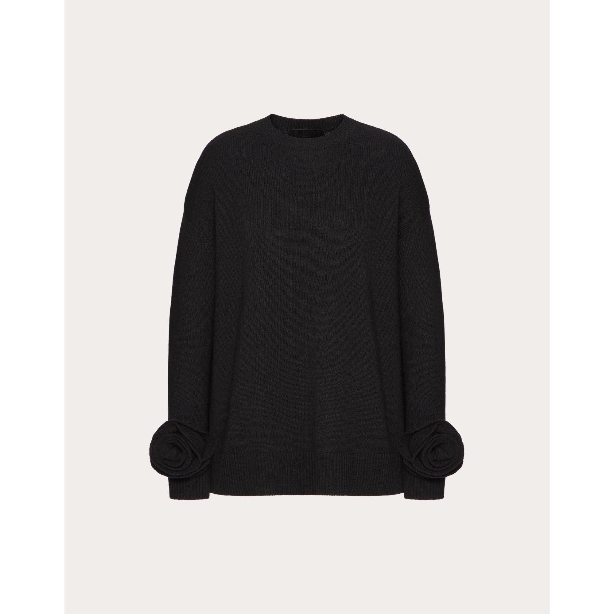Solid Knit Sweater - Nero