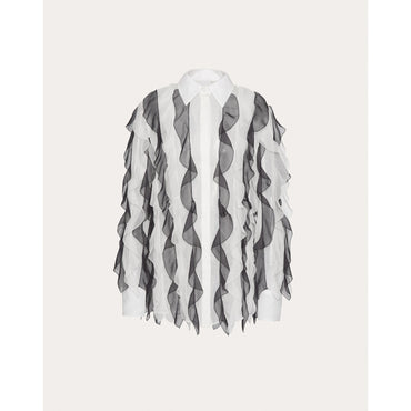 Fluids Shirt - Avorio/Navy