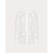 Macrame'/Guipure/Veletta Shirt - Avorio