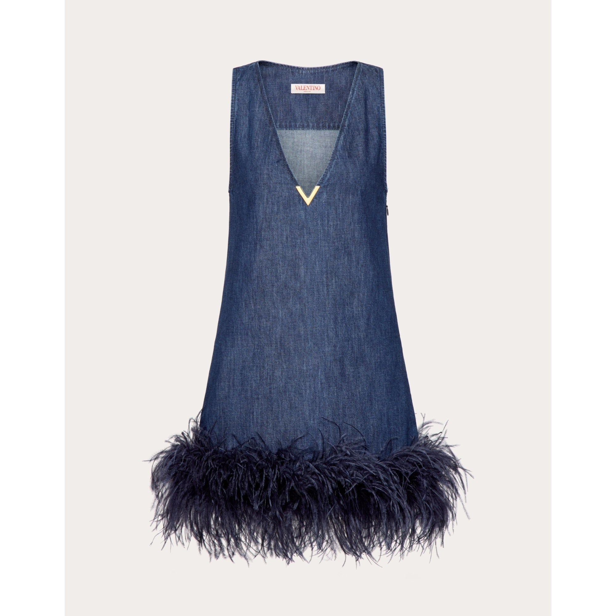 Chambray Dress - Medium Blue Denim