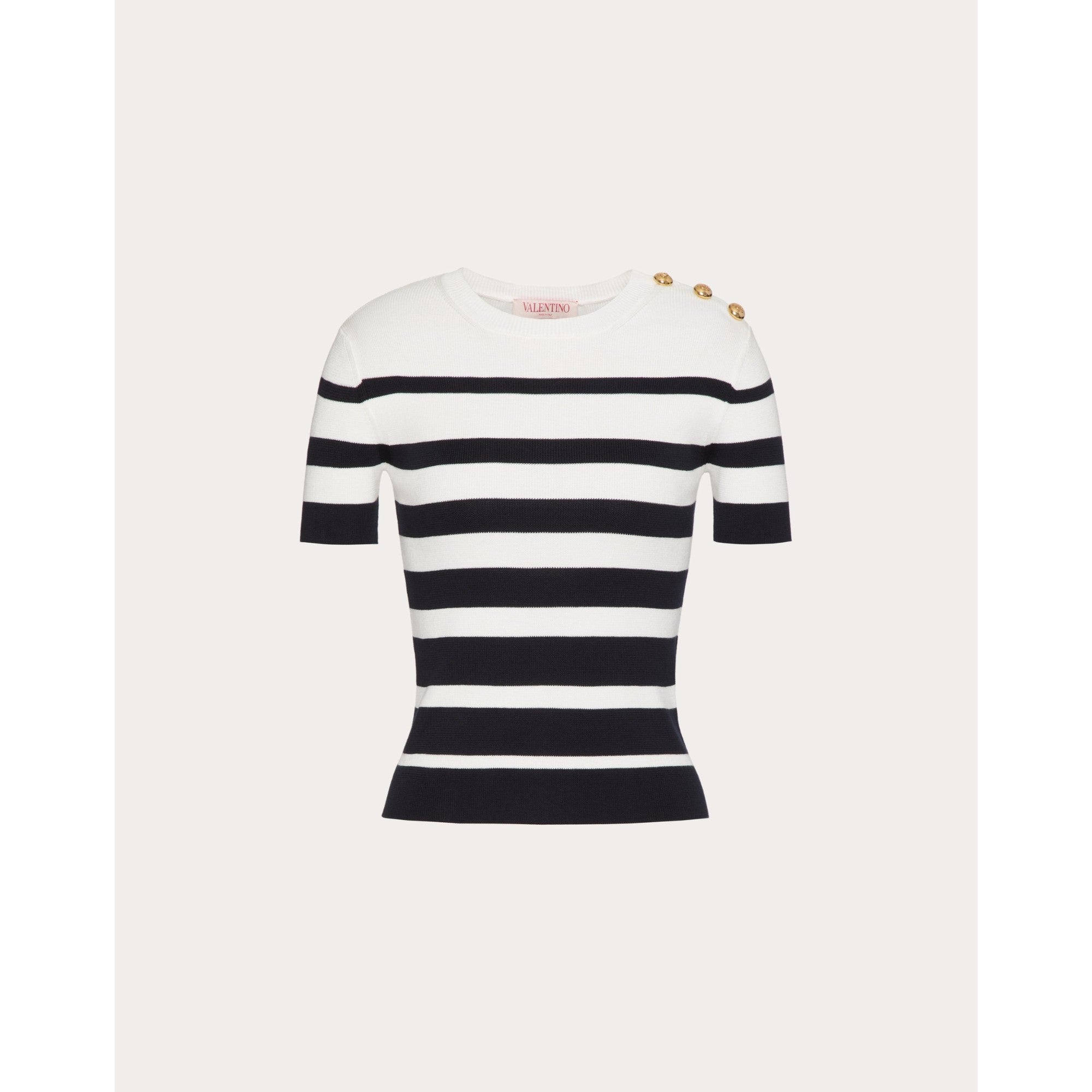 Stripes Top - Navy/Avorio