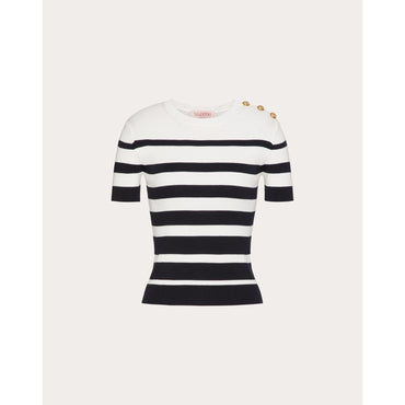 Stripes Top - Navy/Avorio