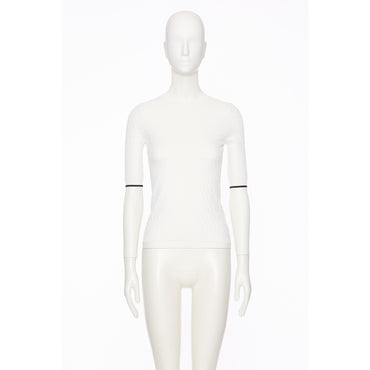 Toile Iconographe Top - Avorio/Navy