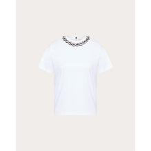 Partial Embroidery TShirt - Bianco