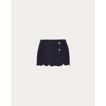 Crepe Skirt - Navy