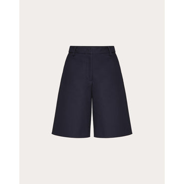 Cotton Shorts - Navy