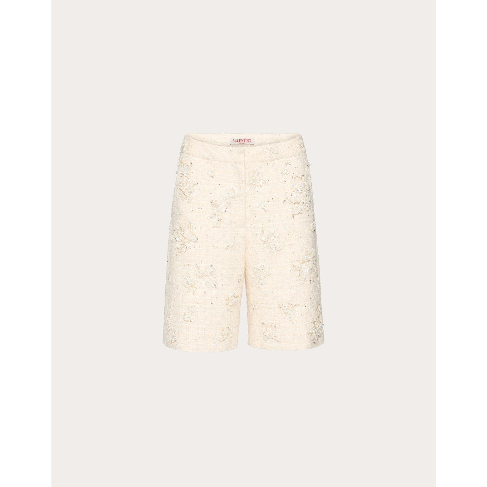 Allover Embroidery Shorts - Naturale