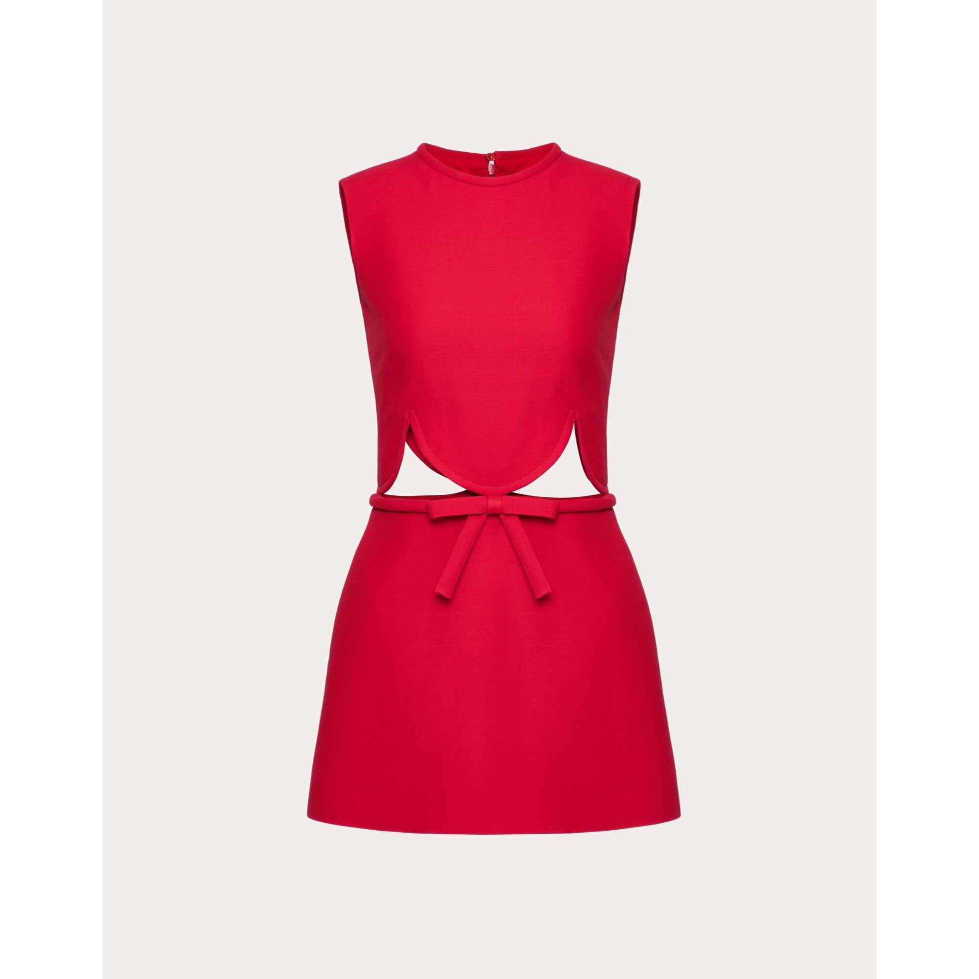 Crepe Dress - Rosso
