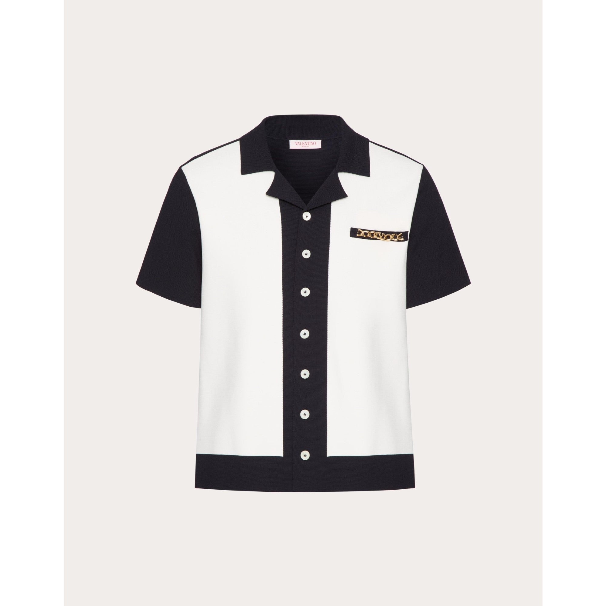 Vlogo Signature Shirt - Navy/Avorio