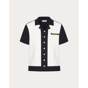 Vlogo Signature Shirt - Navy/Avorio