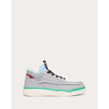Valentino Garavani Runboot Sneaker - Pastel Grey/Bal.Sea-P.G-Ne/Rubino/L.E-Iv