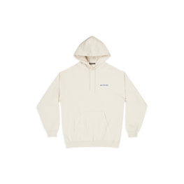 Men's Medium Fit Hoodie - Chalky White/Blue