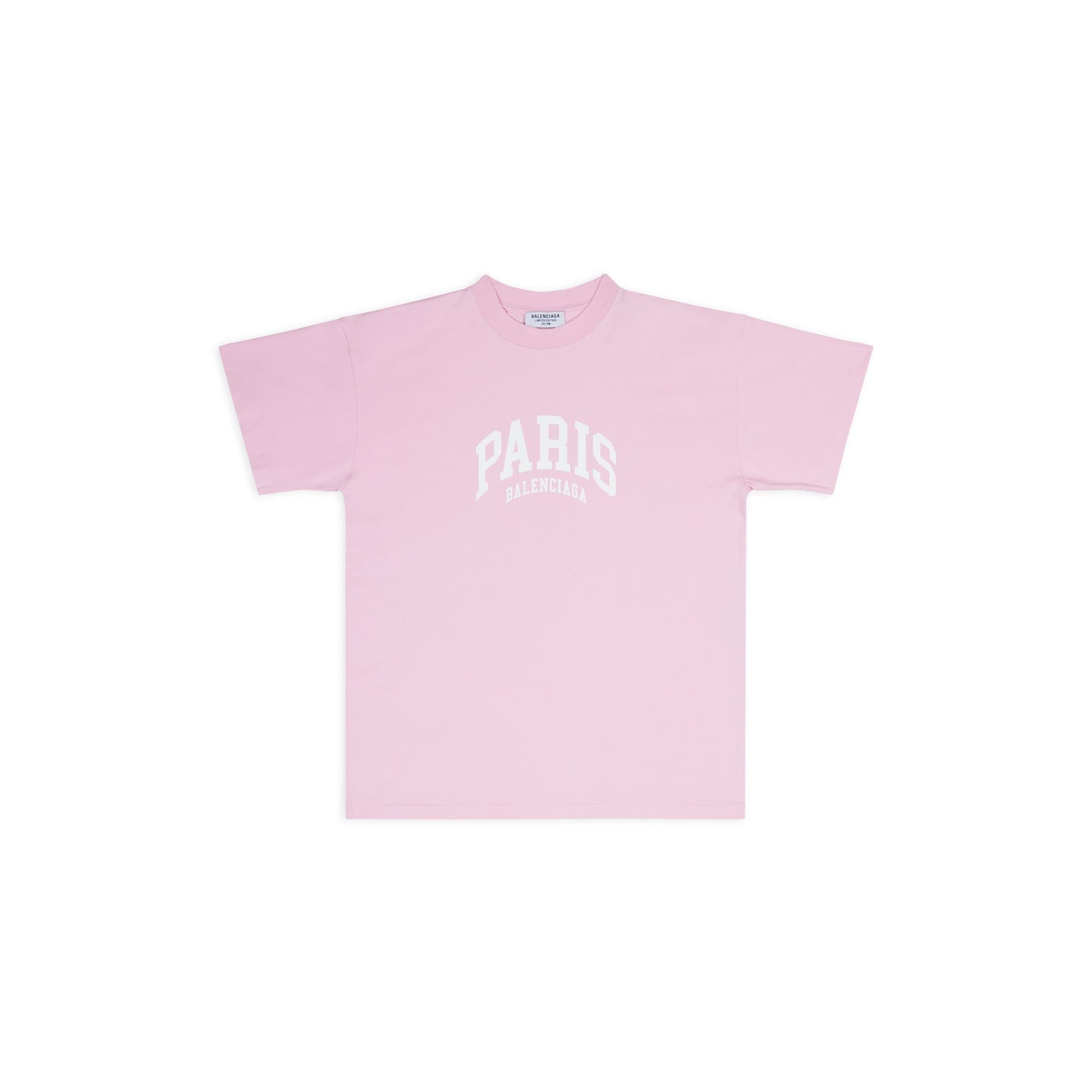 Women's Medium Fit T-Shirt - Baby Pink/White